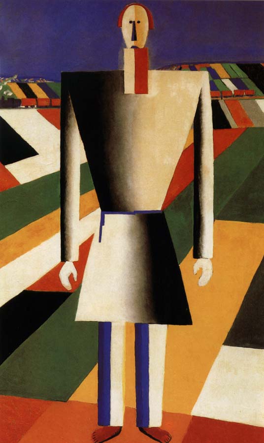 Kasimir Malevich A Peasant at the farm